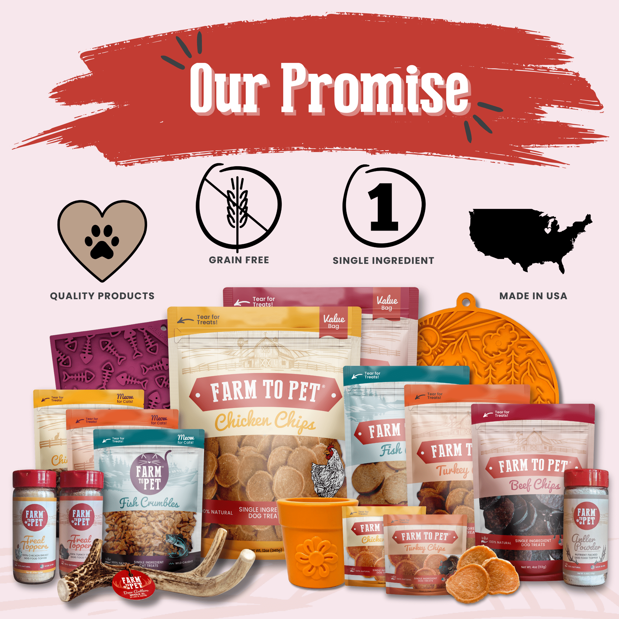 Puppy Packs 'n Snacks Dog Treat Starter Pack | Single-Ingredient Training Treats