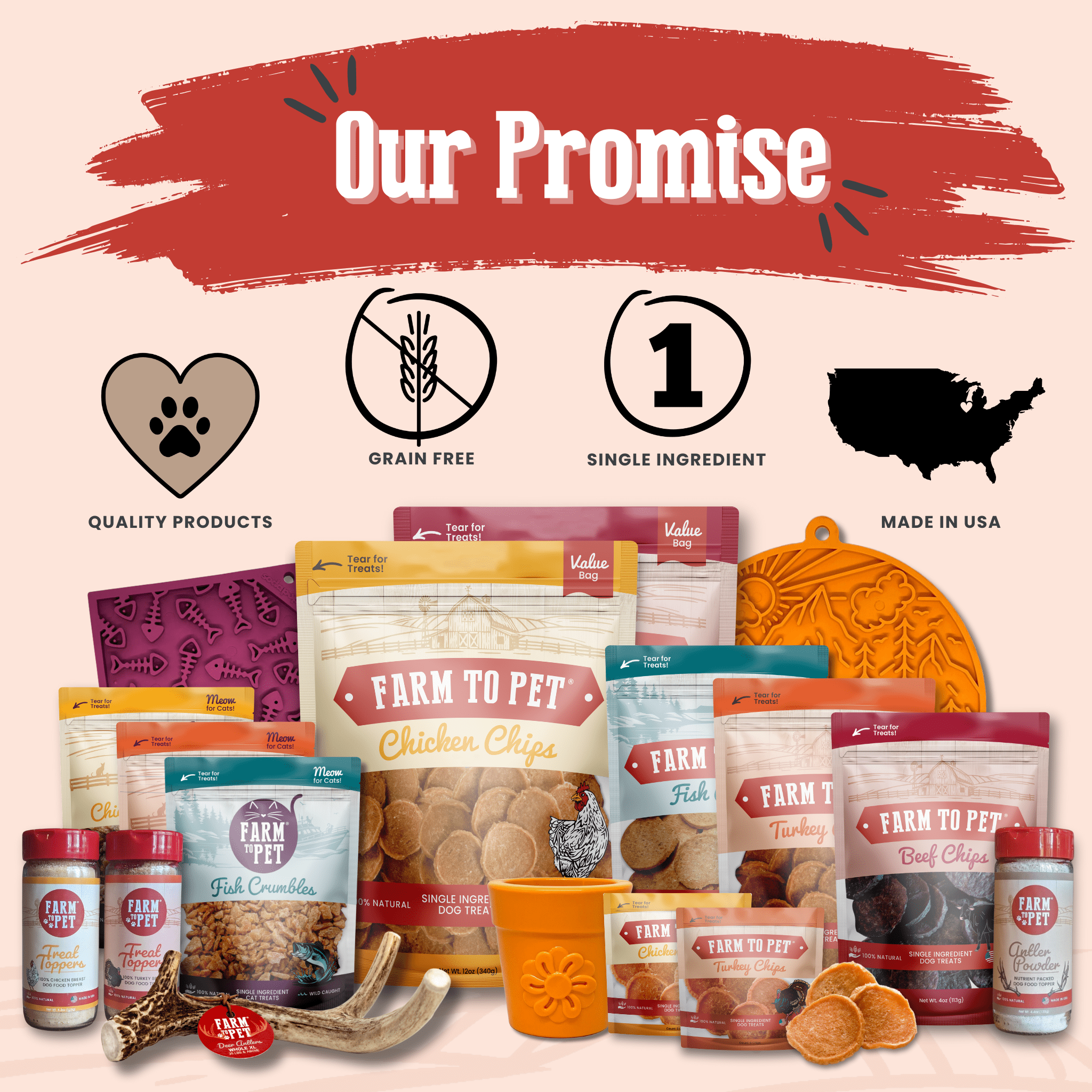 Puppy Packs 'n Snacks Dog Treat Starter Pack | Single-Ingredient Training Treats