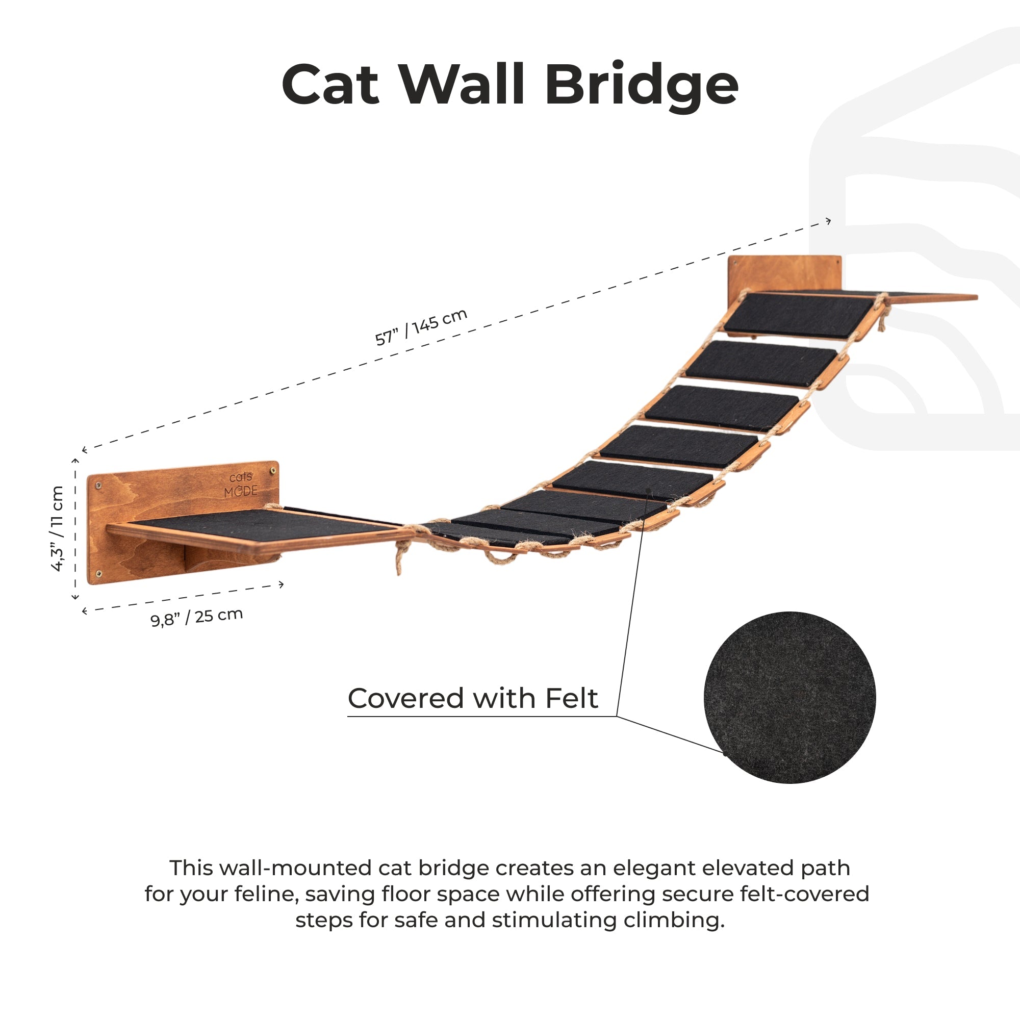 Cat Rope Bridge Oak